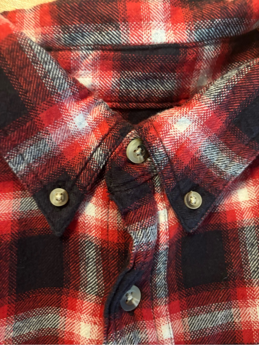 Woolrich Men's Red Black Plaid Button Down Flannel Shirt XXL Grunge Gorpecore - Picture 6 of 8
